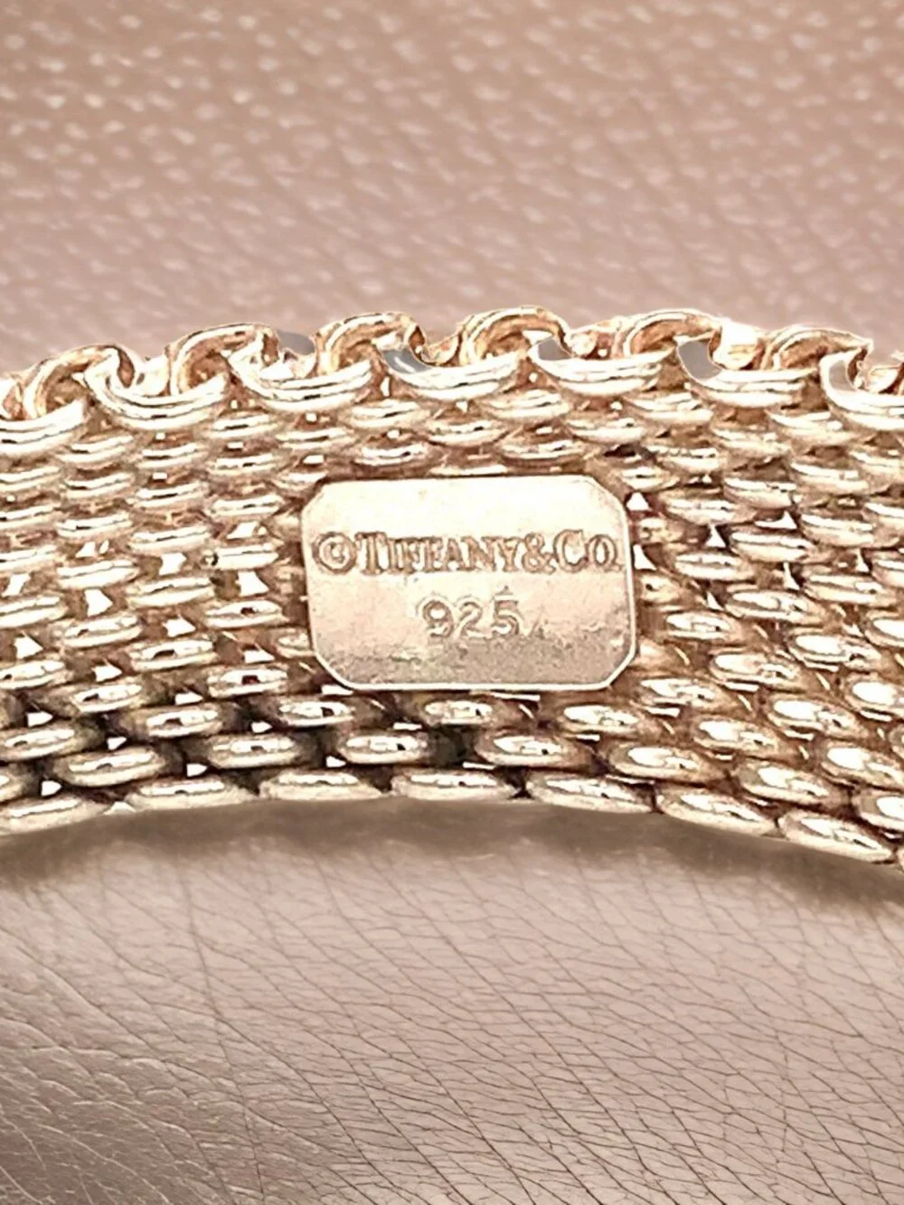 Tiffany & Co Estate Somerset Bangle M 7.5